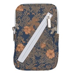 Seamless Pattern Patterns Leaves Vintage Belt Pouch Bag (small)