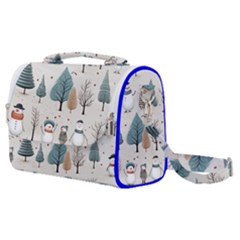 Snowman Snow Christmas Satchel Shoulder Bag