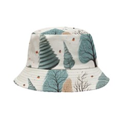 Snowman Snow Christmas Bucket Hat