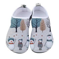 Snowman Snow Christmas Men s Sock-style Water Shoes