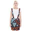 Fractal Triangle Geometric Abstract Pattern Braces Suspender Skirt View1