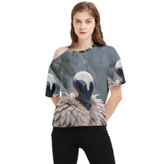 Digital Rebel  One Shoulder Cut Out T-shirt by 1xmerch