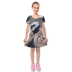 Digital Rebel 6 Kids  Short Sleeve Velvet Dress