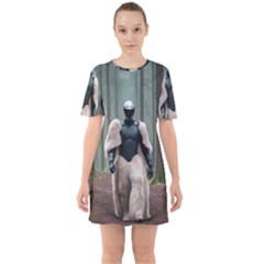 Digital Rebel (11) Sixties Short Sleeve Mini Dress