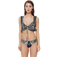 Digital Rebel (11) Low Cut Ruffle Edge Bikini Set by 1xmerch