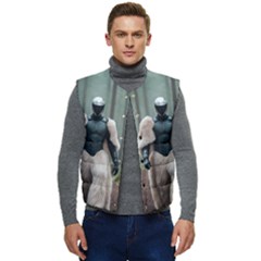 Digital Rebel (11) Men s Button Up Puffer Vest	