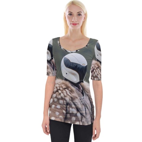 Digital Rebel (13) Wide Neckline T-shirt by 1xmerch