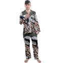 Digital Rebel (13) Men s Long Sleeve Satin Pajamas Set View1