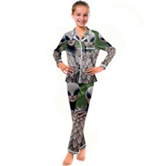 Digital Rebel (14) Kids  Satin Long Sleeve Pajamas Set by 1xmerch