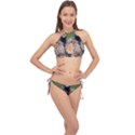 Digital Rebel (14) Cross Front Halter Bikini Set View1