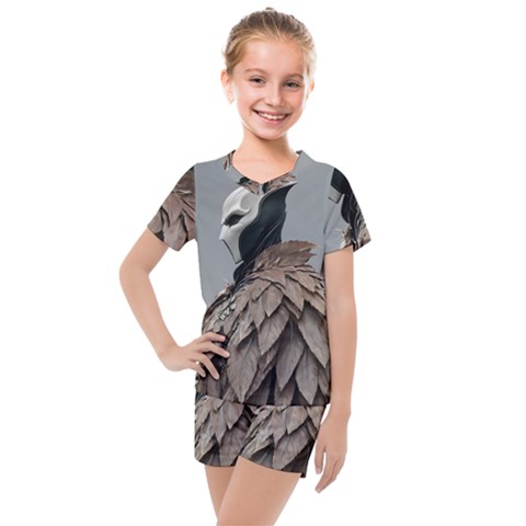 Digital Rebel (18) Kids  Mesh T-shirt And Shorts Set by 1xmerch