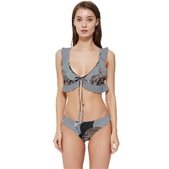 Digital Rebel (18) Low Cut Ruffle Edge Bikini Set by 1xmerch