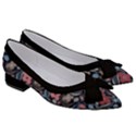 Unique Retro Floral Women s Bow Heels View3