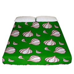 Garlic Pat 6 Fitted Sheet (queen Size) by CocoBellKidsTV24