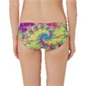 Fractal Spiral Abstract Background Vortex Yellow Classic Bikini Bottoms View2