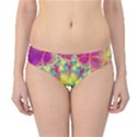 Fractal Spiral Abstract Background Vortex Yellow Hipster Bikini Bottoms View1