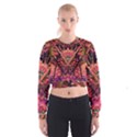 Trippy Garland Cropped Sweatshirt View1