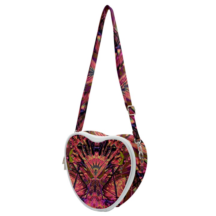 Trippy Garland Heart Shoulder Bag