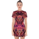 Trippy Garland Drop Hem Mini Chiffon Dress View1