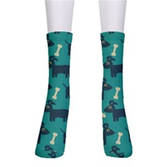 Happy Dogs Animals Pattern Crew Socks by Ket1n9