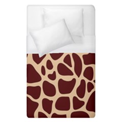 Animal Print Girraf Patterns Duvet Cover (single Size) by Ket1n9