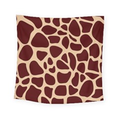 Animal Print Girraf Patterns Square Tapestry (small)