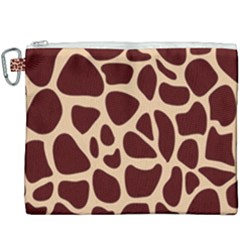 Animal Print Girraf Patterns Canvas Cosmetic Bag (xxxl)