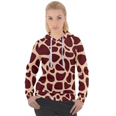 Animal Print Girraf Patterns Women s Overhead Hoodie