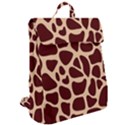 Animal Print Girraf Patterns Flap Top Backpack View2