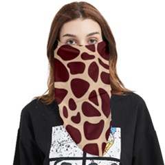 Animal Print Girraf Patterns Face Covering Bandana (triangle)