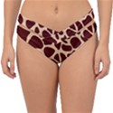 Animal Print Girraf Patterns Double Strap Halter Bikini Bottoms View1