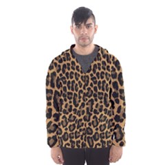 Tiger Skin Art Pattern Men s Hooded Windbreaker