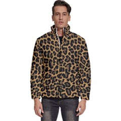 Tiger Skin Art Pattern Men s Puffer Bubble Jacket Coat by Ket1n9