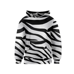 White Tiger Skin Kids  Pullover Hoodie