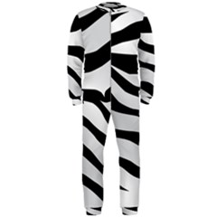 White Tiger Skin Onepiece Jumpsuit (men)