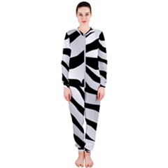 White Tiger Skin Onepiece Jumpsuit (ladies)