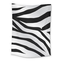 White Tiger Skin Medium Tapestry