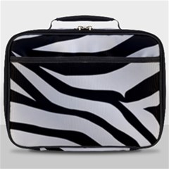 White Tiger Skin Full Print Lunch Bag by Ket1n9