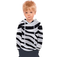 White Tiger Skin Kids  Overhead Hoodie