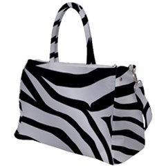 White Tiger Skin Duffel Travel Bag by Ket1n9