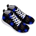 Background Doodles Candles Graphic Men s Lightweight High Top Sneakers View3