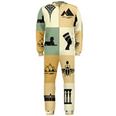 Egyptian Flat Style Icons Onepiece Jumpsuit (men)