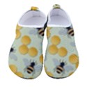 Bees Pattern Honey Bee Bug Honeycomb Honey Beehive Men s Sock-Style Water Shoes View1