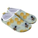 Bees Pattern Honey Bee Bug Honeycomb Honey Beehive Men s Sock-Style Water Shoes View3