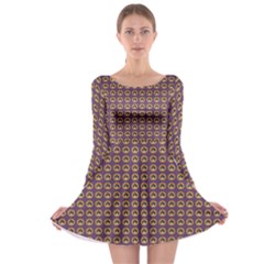 Olimedpurp Long Sleeve Skater Dress by snowwhitegirl