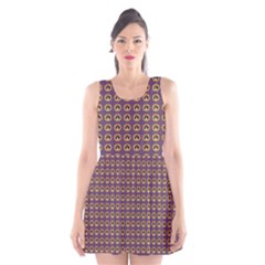 Olimedpurp Scoop Neck Skater Dress by snowwhitegirl