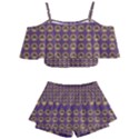 Olimedpurp Kids  Off Shoulder Skirt Bikini View1