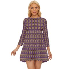 Olimedpurp Long Sleeve Babydoll Dress by snowwhitegirl