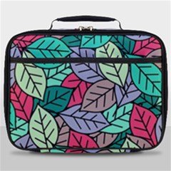 Pattern Leaves Background Nature Full Print Lunch Bag by Proyonanggan