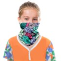 Pattern Leaves Background Nature Face Covering Bandana (Kids) View1